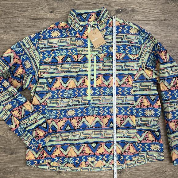 Patagonia Houdini Stash 1/2 Zip Pullover Jacket Size XL Womens Green New - Picture 3 of 12